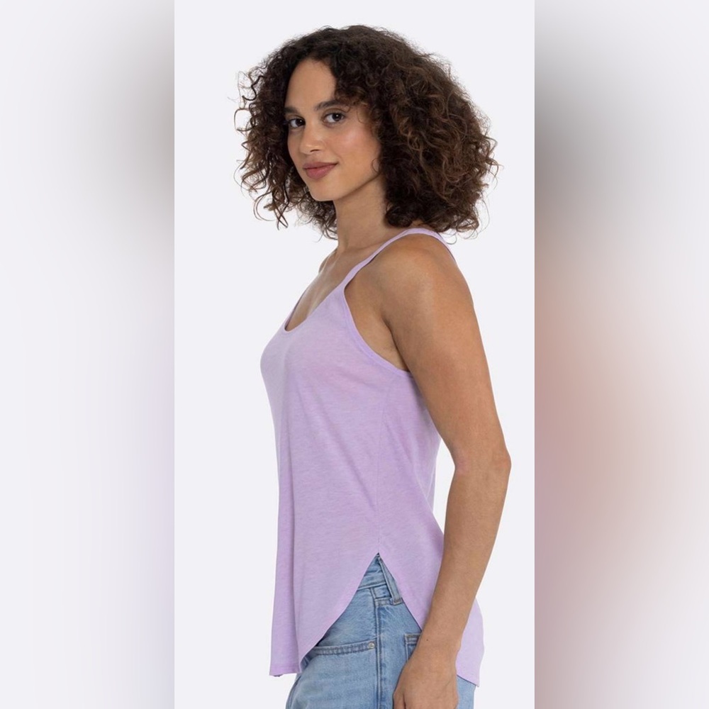 Next Level Apparel Lavender Scoop Neck Tank Top - Picture 2 of 3